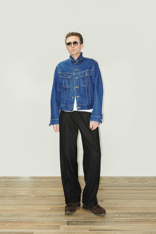 PANTALON TALLE ALTO DIPLOMATICO NEGRO - LANA