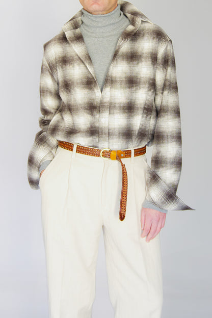 Camisa de franela a cuadros de algodón | Denfert