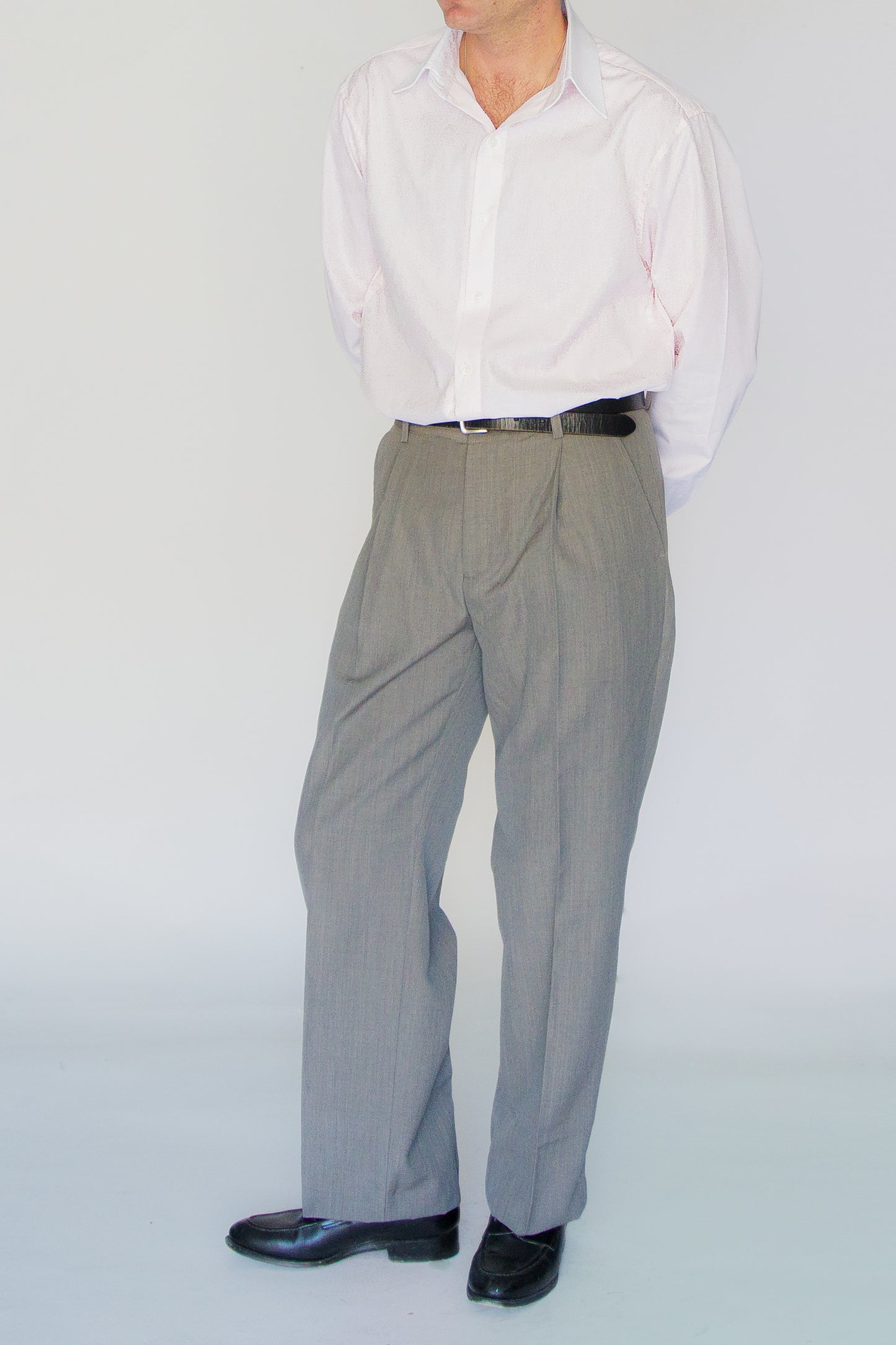 Camisa de popelín de algodón rosa y blanco | Denfert