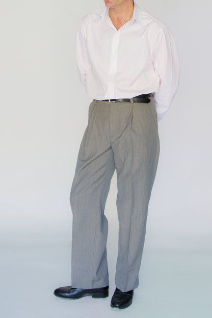 Camisa de popelín de algodón rosa y blanco | Denfert