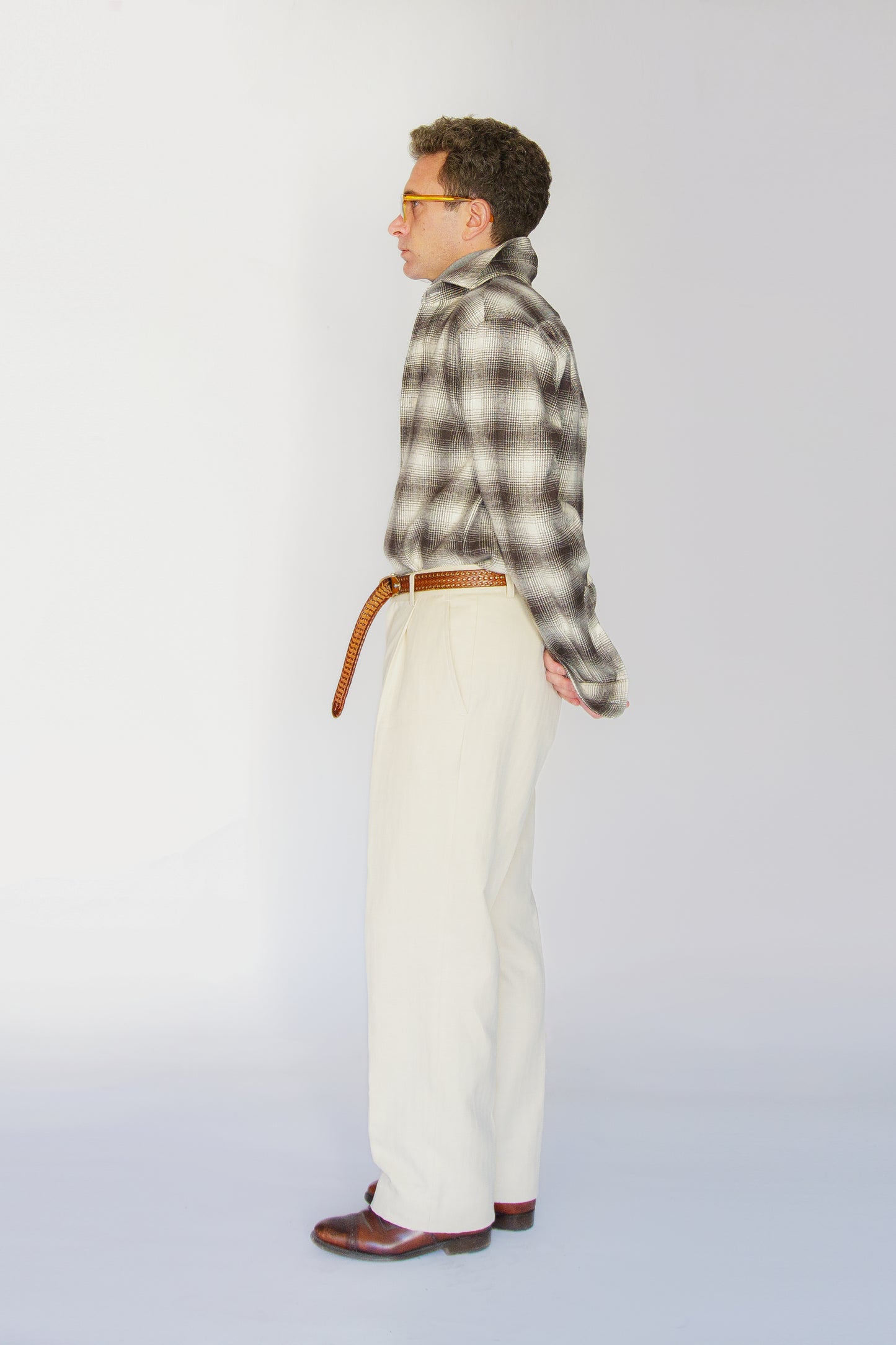 Camisa de franela a cuadros de algodón | Denfert