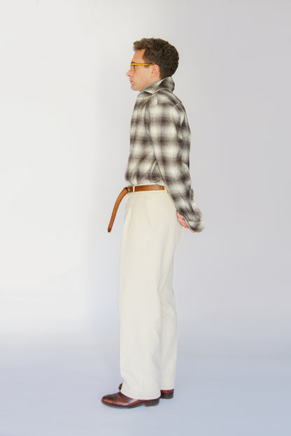 Camisa de franela a cuadros de algodón | Denfert