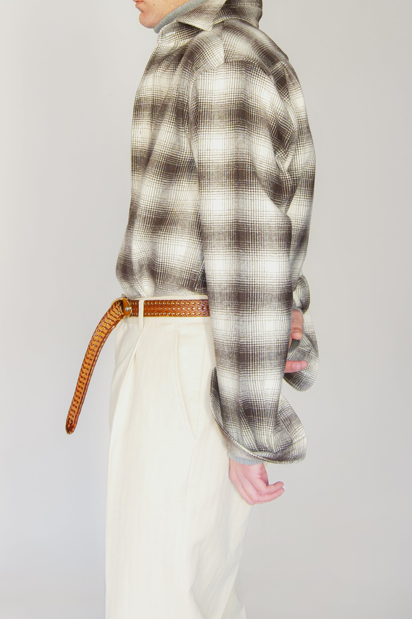 Camisa de franela a cuadros de algodón | Denfert