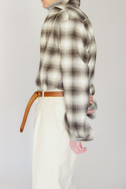 Camisa de franela a cuadros de algodón | Denfert