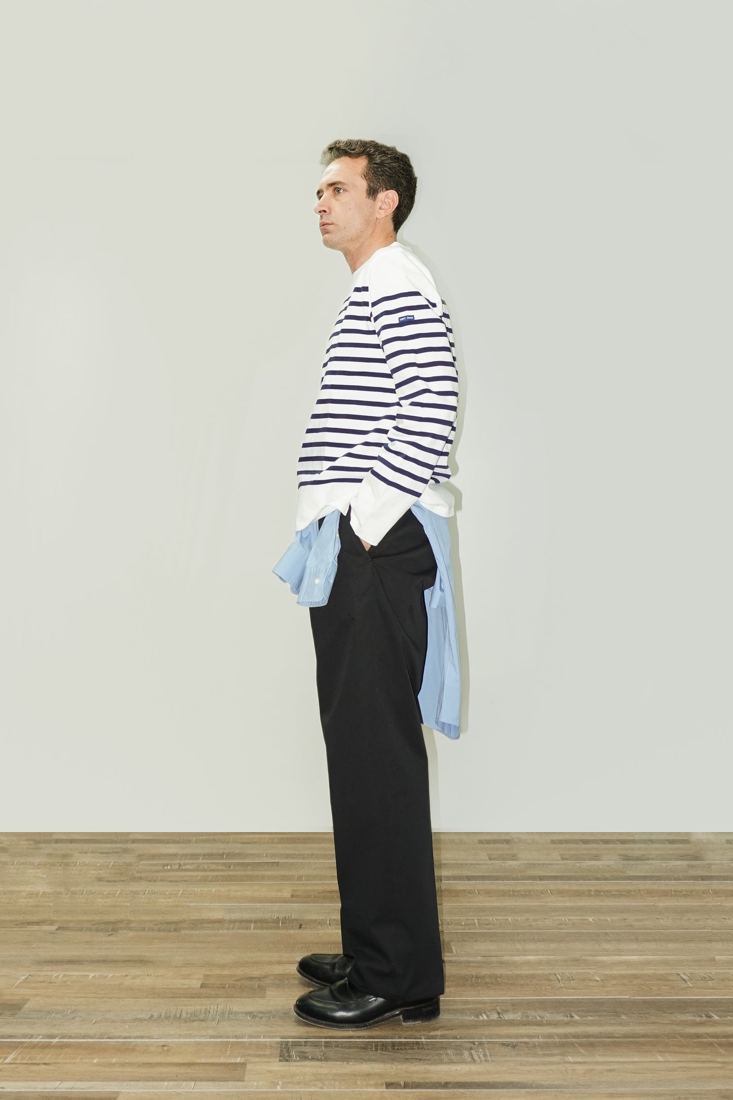 PANTALÓN TALLE ALTO - CHINO AZUL