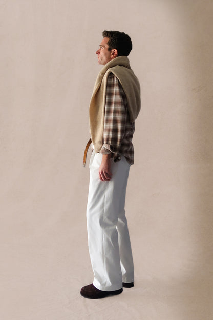 PANTALÓN TALLE ALTO - CHINO BLANCO (restock 02/25)