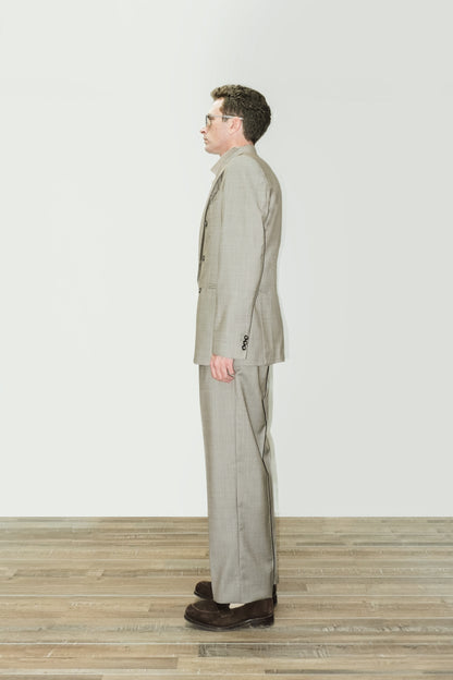 Pantalón talle alto lana topo | Denfert