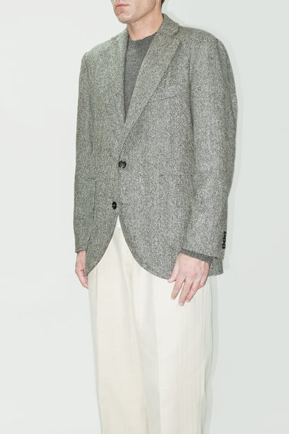 Americana recta de lana de tweed | Denfert