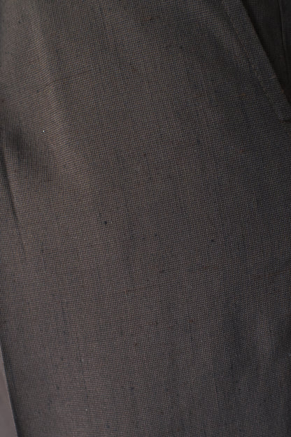 Pantalón talle alto seda marrón